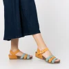 Yokono Wedge Sandal MONACO-048 Orange Best Sale