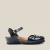 Yokono Wedged Sandal MONACO-003 Black Best