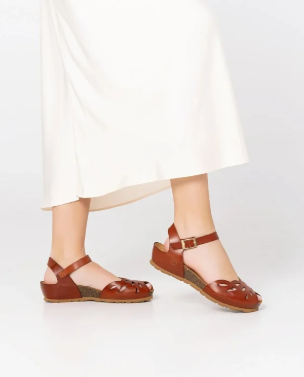 Yokono Wedged Sandal MONACO-003 Brown Best