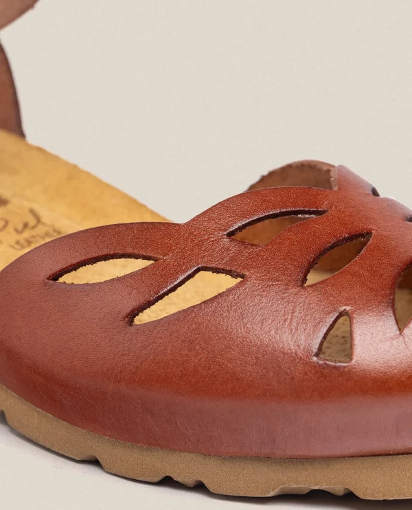 Yokono Wedged Sandal MONACO-003 Brown Best